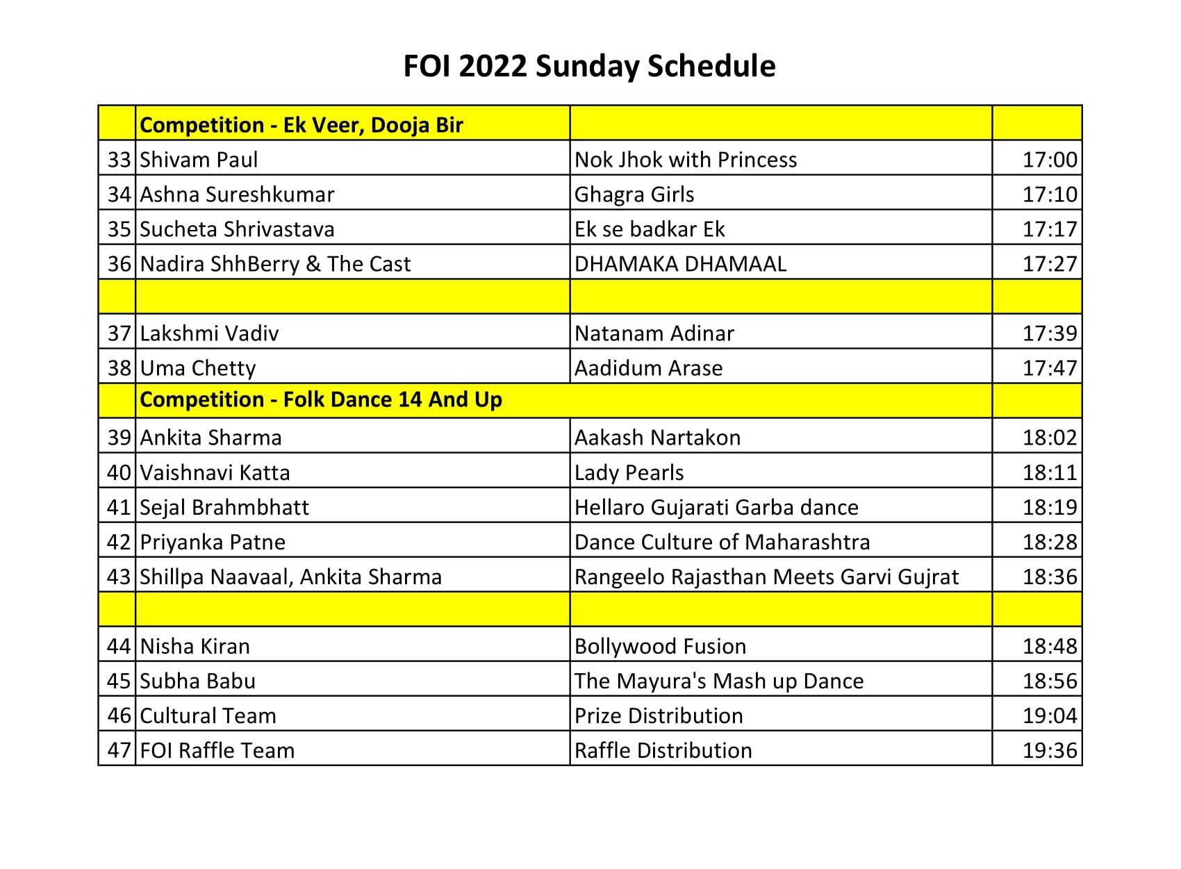 FOI 2022 Sunday Schedule-2